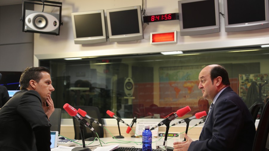 Andoni Ortuzar Radio Euskadiren Boulevard saioan  - apirila 2016