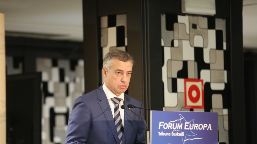 Iñigo Urkullu Forúm Europan
