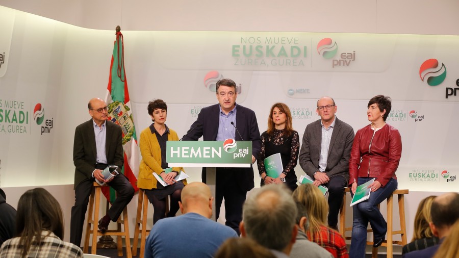 EAJ-PNVk A-28ko hauteskundeetarako Kongresu eta Senaturako duen programaren aurkezpena