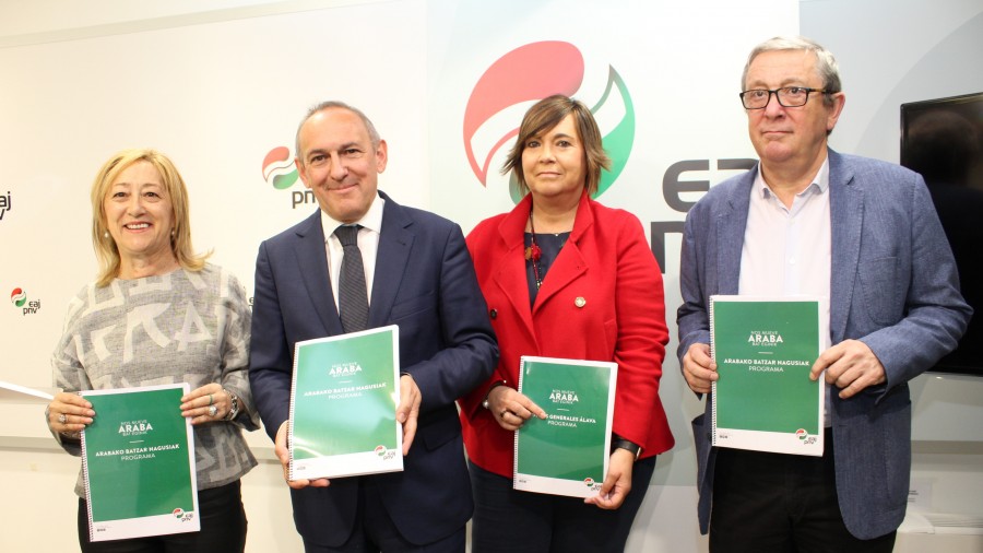 Ramiro Gonzalezek 370 ekimen aurkezten ditu Araba berritzaile, abangoardiakoa eta bizi-kalitatean liderra izatea lortzeko Ramiro Gonzalezek 370 ekimen aurkezten ditu Araba berritzaile, abangoardiakoa eta bizi-kalitatean liderra izatea lortzeko