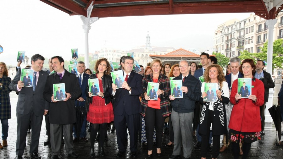 Juan Mari Aburto finaliza la presentación de sus proyectos más importantes para la construcción del Bilbao del futuro con las claves de su programa: el equipo y rigor en la gestión