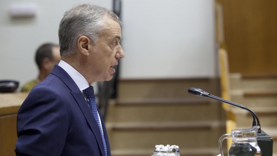 El Lehendakari Iñigo Urkullu plantea tres grandes retos de País: la demografía, la lucha contra el cambio climático y la transformación tecnológica El Lehendakari Iñigo Urkullu plantea tres grandes retos de País: la demografía, la lucha contra el cambio climático y la transformación tecnológica