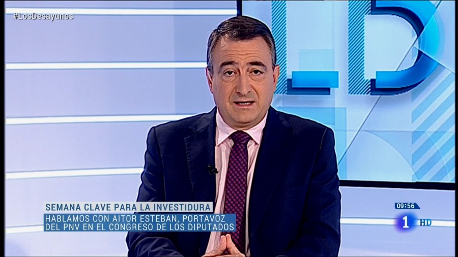Aitor Esteban asegura que las conversaciones con el PSOE “están centradas en las líneas de actuación del próximo Gobierno en el plano social, económico-industrial y territorial” Aitor Esteban asegura que las conversaciones con el PSOE “están centradas en las líneas de actuación del próximo Gobierno en el plano social, económico-industrial y territorial”