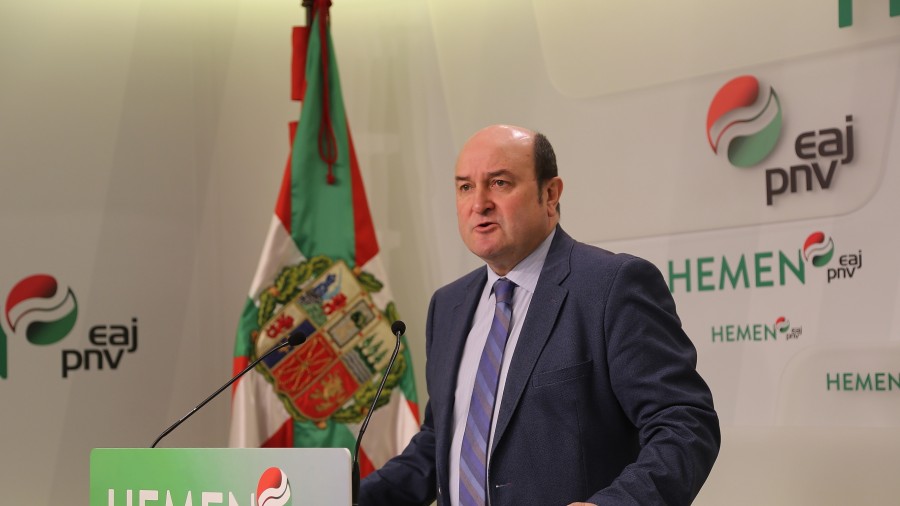 Sentencia del ‘caso Miñano‘: Ortuzar pide perdón a la sociedad y recuerda que EAJ-PNV actuó “rápida y eficazmente” en cuanto se conocieron los hechos Sentencia del ‘caso Miñano‘: Ortuzar pide perdón a la sociedad y recuerda que EAJ-PNV actuó “rápida y eficazmente” en cuanto se conocieron los hechos