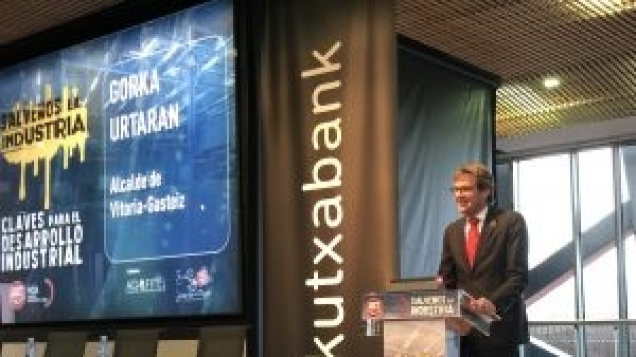 Gorka Urtaranen hitzetan, Gasteiz leku erakargarria da industriak bere erronkei erantzun berritzaileak eman diezazkien Gorka Urtaranen hitzetan, Gasteiz leku erakargarria da industriak bere erronkei erantzun berritzaileak eman diezazkien