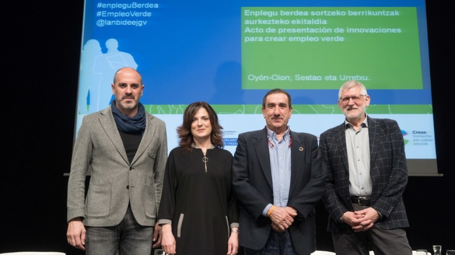 Langabezia-tasarik handiena duten lurralde bakoitzeko udalerrietan enplegu berdea sustatzeko proiektua aurkeztu du Lanbidek Langabezia-tasarik handiena duten lurralde bakoitzeko udalerrietan enplegu berdea sustatzeko proiektua aurkeztu du Lanbidek