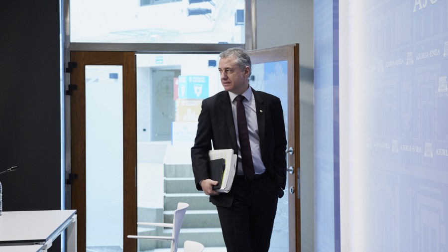 Iñigo Urkullu Lehendakariak Aste Santuan etxean geratzeko deia egin du, konfinamendu eta autobabeserako neurriei eutsiz Iñigo Urkullu Lehendakariak Aste Santuan etxean geratzeko deia egin du, konfinamendu eta autobabeserako neurriei eutsiz