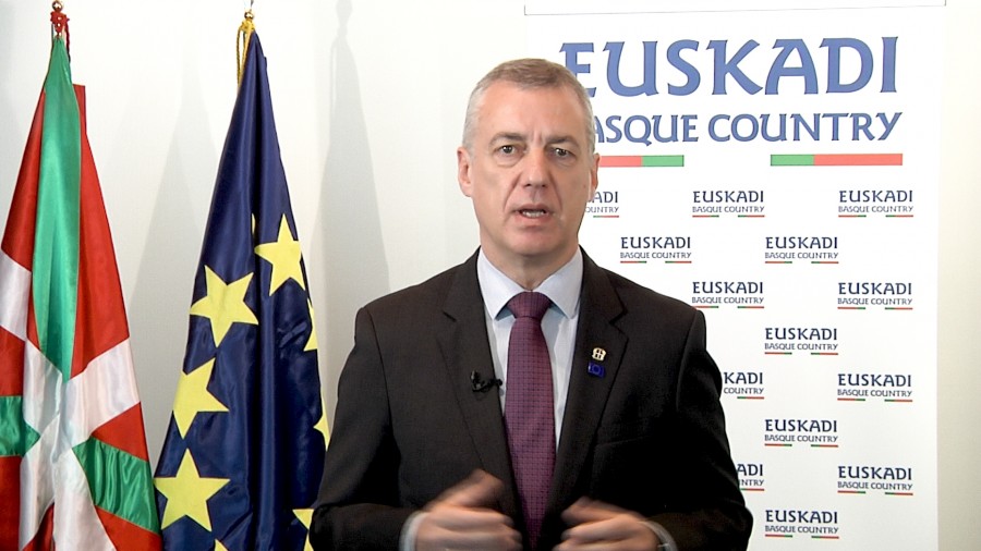 El Lehendakari Urkullu señala que el futuro dependerá de la respuesta de la Unión Europea a la pandemia El Lehendakari Urkullu señala que el futuro dependerá de la respuesta de la Unión Europea a la pandemia