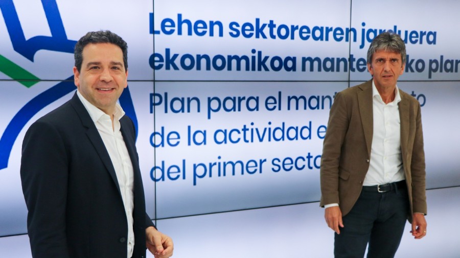 Aldundiak 15,5 milioi bideratuko ditu lehen sektoreko jarduera ekonomikoari eusteko Aldundiak 15,5 milioi bideratuko ditu lehen sektoreko jarduera ekonomikoari eusteko