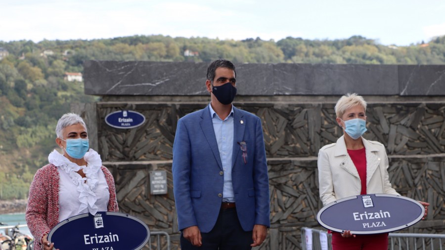 Donostiak bere Erizainen plaza inauguratu du