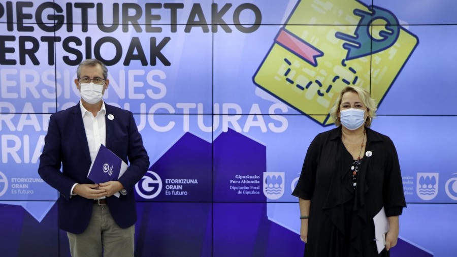 La Diputación reactiva la inversión de 42 millones en cuatro proyectos viarios “clave” para Gipuzkoa La Diputación reactiva la inversión de 42 millones en cuatro proyectos viarios “clave” para Gipuzkoa