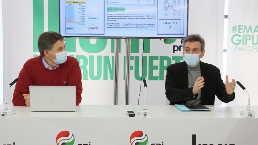 EAJ-PNVk Irundarrei laguntzeko dauden baliabide ekonomiko guztiak aprobetxatzea proposatu du