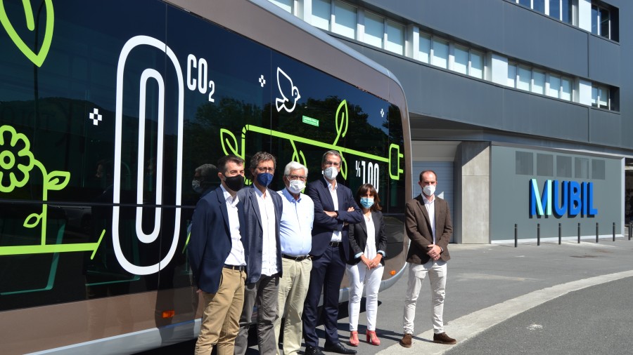Zero emisioko autobus elektriko bidez eskainiko da aurrerantzean Hiribus zerbitzua
