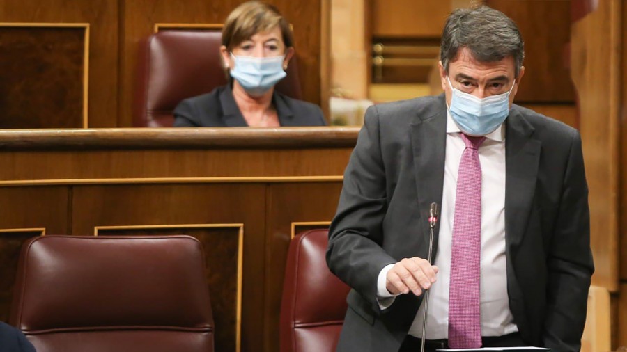 Aitor Estebanek Espainiako Gobernuari exijitu dio zerbait egin dezala Mendebaldeko Saharan giza eskubideen urraketa “onartezinak” eragozteko Aitor Estebanek Espainiako Gobernuari exijitu dio zerbait egin dezala Mendebaldeko Saharan giza eskubideen urraketa “onartezinak” eragozteko