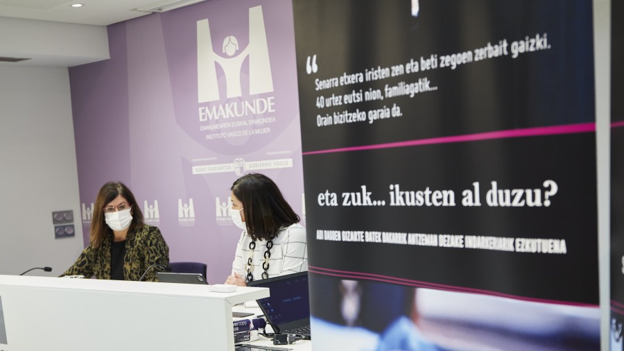 Emakunde insta a la sociedad a estar atenta ante la violencia oculta que sufren muchas mujeres mayores Emakunde insta a la sociedad a estar atenta ante la violencia oculta que sufren muchas mujeres mayores