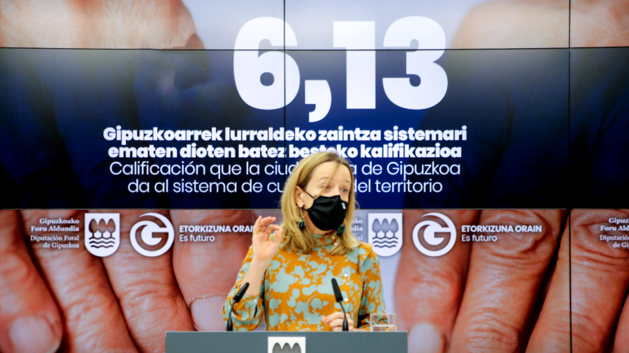 Gipuzkoako herritarrek 6,13ko notarekin baloratzen dute lurraldeko zaintza sistema