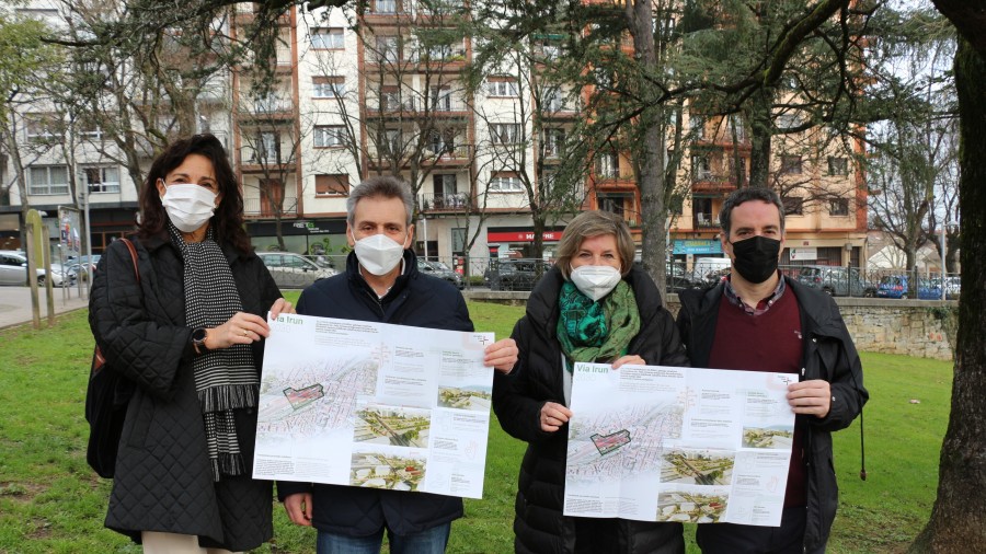 EAJ-PNVk VIA IRUN 2030 proiektu anbiziosoa aurkeztu du EAJ-PNVk VIA IRUN 2030 proiektu anbiziosoa aurkeztu du