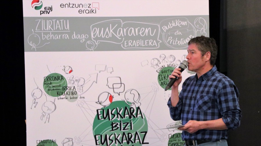 EAJ-PNV apuesta por “la colaboración y los proyectos innovadores” para fortalecer el uso del euskera EAJ-PNV apuesta por “la colaboración y los proyectos innovadores” para fortalecer el uso del euskera