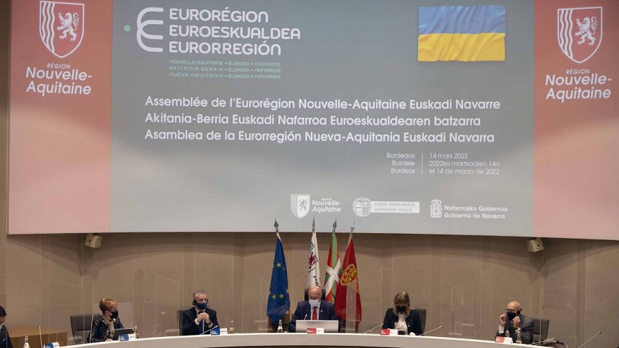 El Lehendakari Urkullu destaca la “capacidad de respuesta y la adaptación” de la Eurorregión durante la pandemia El Lehendakari Urkullu destaca la “capacidad de respuesta y la adaptación” de la Eurorregión durante la pandemia