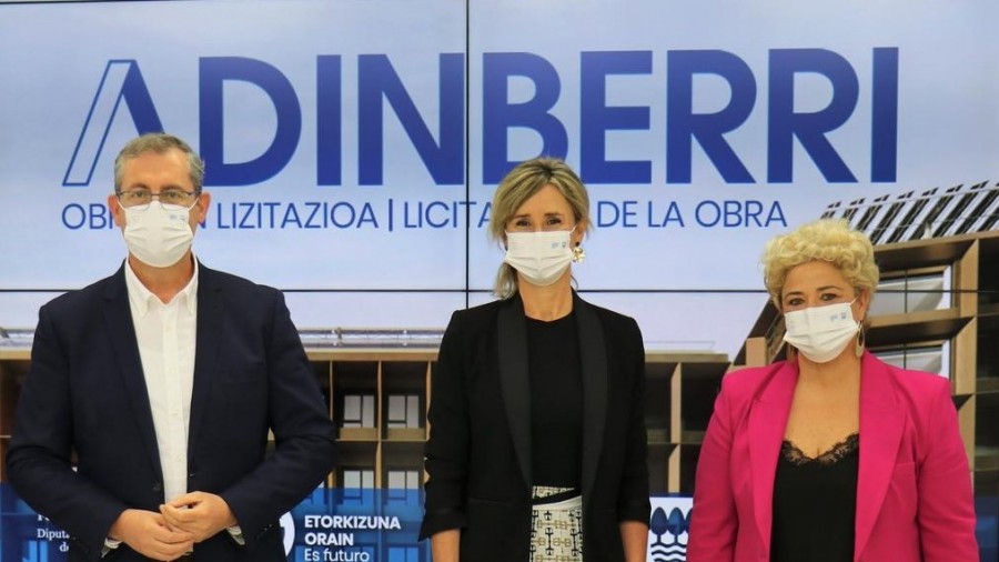 Gipuzkoak argi berdea eman dio Adinberriren eraikuntzari, 59 milioiko obren lizitazioarekin Gipuzkoak argi berdea eman dio Adinberriren eraikuntzari, 59 milioiko obren lizitazioarekin