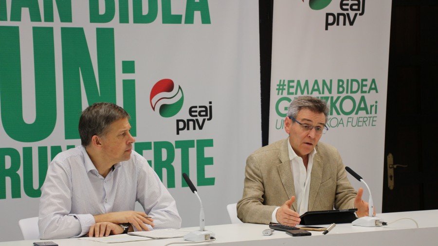 Bidasoako ertzaren birnaturalizazioak ezin duela gehiago itxaron uste du EAJ-PNVk Bidasoako ertzaren birnaturalizazioak ezin duela gehiago itxaron uste du EAJ-PNVk