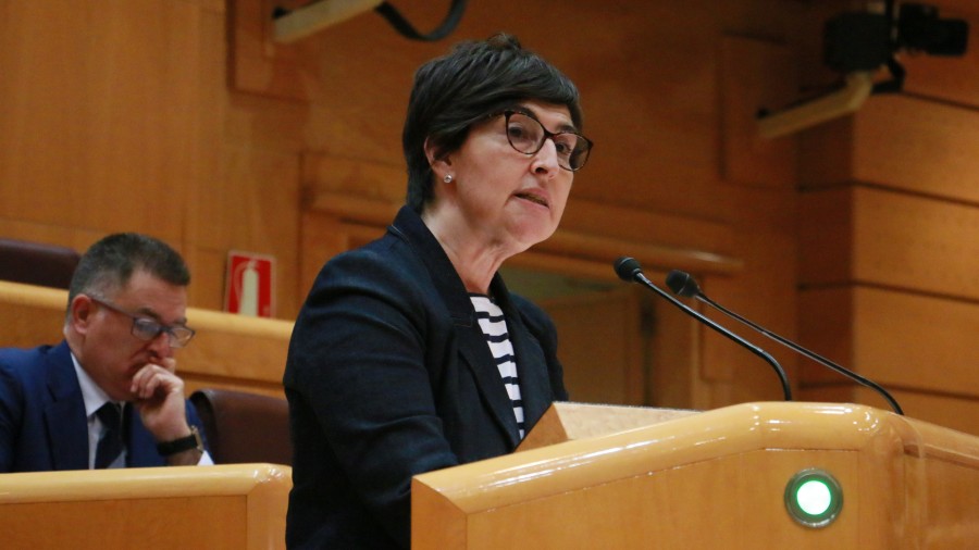 Maria Dolores Etxano familia eta sektore ekonomiko ahulak babestearen alde agertu da, zerga-politika zuhurrari eutsiz Maria Dolores Etxano familia eta sektore ekonomiko ahulak babestearen alde agertu da, zerga-politika zuhurrari eutsiz