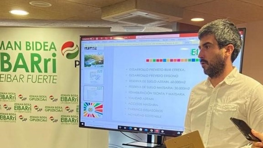 EAJ-PNVk 115.000m2-ko lurzorua industria-jardueretarako gordetzea proposatu du 
