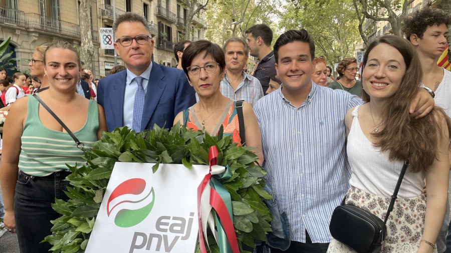 EAJ-PNV muestra su respeto al pueblo catalán en la Diada y defiende que pueda decidir su futuro en libertad y democracia EAJ-PNV muestra su respeto al pueblo catalán en la Diada y defiende que pueda decidir su futuro en libertad y democracia