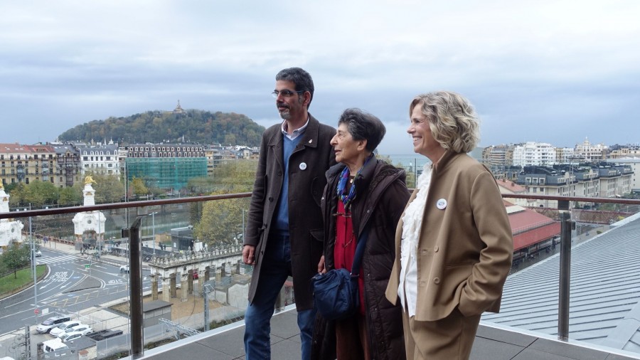 Una intervención de Esther Ferrer presidirá la futura plaza elevada de Tabakalera