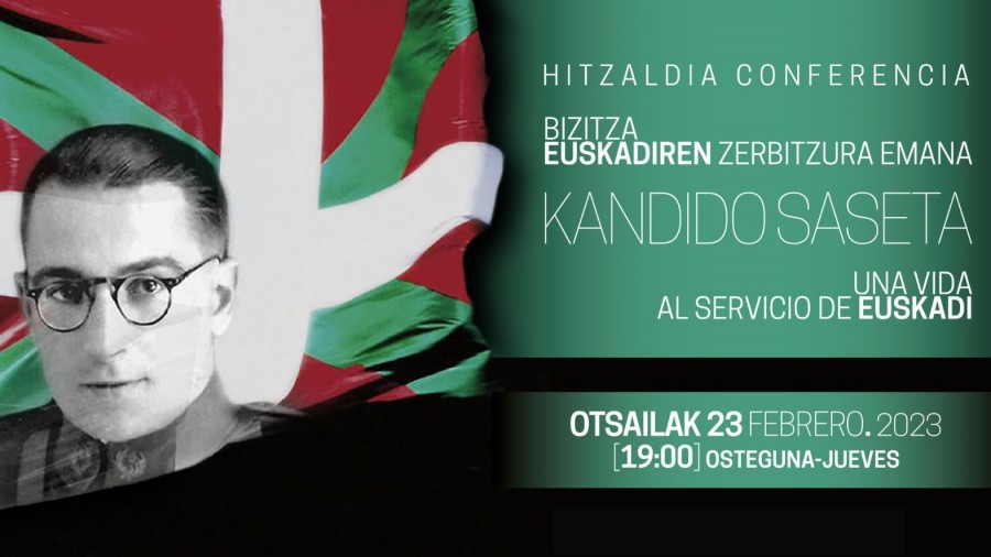 EAJ-PNV de Hondarribia y Sabino Arana Fundazioa homenajean y recuerdan al comandante de gudaris Kandido Saseta en el 86 aniversario de su muerte en el frente de Asturias EAJ-PNV de Hondarribia y Sabino Arana Fundazioa homenajean y recuerdan al comandante de gudaris Kandido Saseta en el 86 aniversario de su muerte en el frente de Asturias