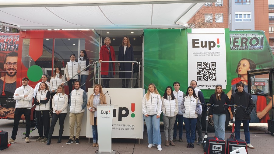 Eup! presenta una oficina móvil para dar a conocer la plataforma en los municipios de Bizkaia Eup! presenta una oficina móvil para dar a conocer la plataforma en los municipios de Bizkaia