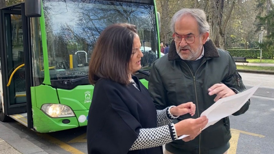 Beatriz Artolazabal propone una nueva línea 100% eléctrica de Tuvisa para conectar Arriaga y Zabalgana Beatriz Artolazabal propone una nueva línea 100% eléctrica de Tuvisa para conectar Arriaga y Zabalgana