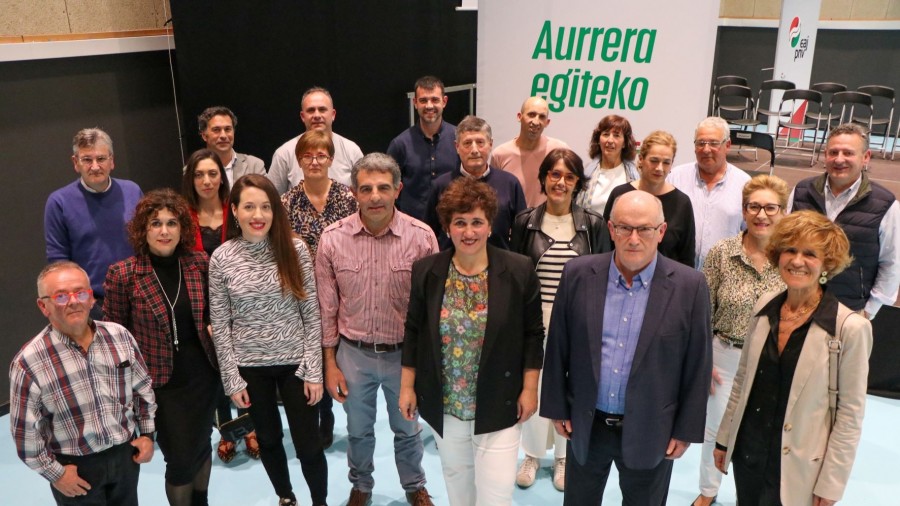 Esperientzia, konpromisoa eta energia berriak batzen dituen taldea aurkeztu du EAJ/PNVk Azkoitian