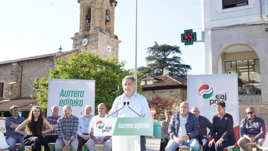 Aretxabaletako EAJ-PNVk konpromisoa eta esperientzia batzen duen talde sendoa aurkeztu du udal hauteskundeetarako Aretxabaletako EAJ-PNVk konpromisoa eta esperientzia batzen duen talde sendoa aurkeztu du udal hauteskundeetarako