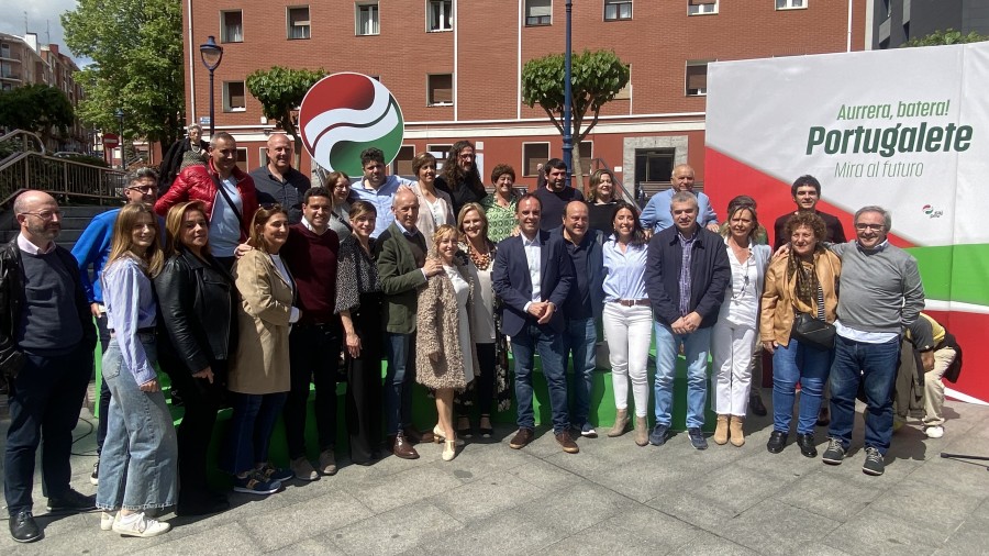 EAJ-PNV Portugaletek proiektu sendoa eta ilusioz beteriko taldea aurkeztu ditu hiribilduak aurrera egiteko EAJ-PNV Portugaletek proiektu sendoa eta ilusioz beteriko taldea aurkeztu ditu hiribilduak aurrera egiteko