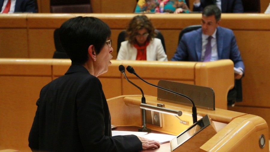 Estefanía Beltrán de Heredia reclama a Pedro Sánchez “más contundencia” para exigir a Francia la conclusión del Corredor Atlántico Estefanía Beltrán de Heredia reclama a Pedro Sánchez “más contundencia” para exigir a Francia la conclusión del Corredor Atlántico