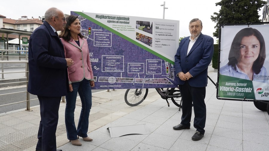 Beatriz Artolazabalek BEIaren integrazioa hobetuko du hirian eta Mugikortasun Agenteen zerbitzu bat sortuko du trafikoa arautzeko Beatriz Artolazabalek BEIaren integrazioa hobetuko du hirian eta Mugikortasun Agenteen zerbitzu bat sortuko du trafikoa arautzeko