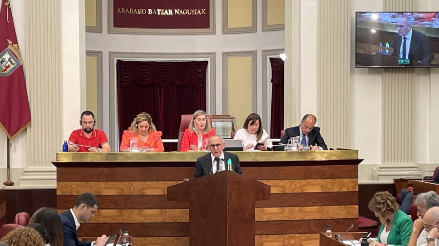 Ramiro Gonzálezek “elkarrizketa, akordioa eta malgutasuna” eskaintzen die oposizioko alderdiei, gehiengoak lortzeko eta “Araban aurrera egiten jarraitzeko” Ramiro Gonzálezek “elkarrizketa, akordioa eta malgutasuna” eskaintzen die oposizioko alderdiei, gehiengoak lortzeko eta “Araban aurrera egiten jarraitzeko”