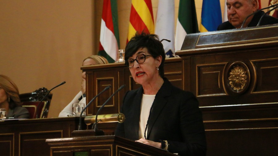 María Dolores Etxano,denuncia que el PP hace un uso partidista del Senado para debatir sobre la amnistía y tratar de influir en acuerdos de gobierno María Dolores Etxano,denuncia que el PP hace un uso partidista del Senado para debatir sobre la amnistía y tratar de influir en acuerdos de gobierno