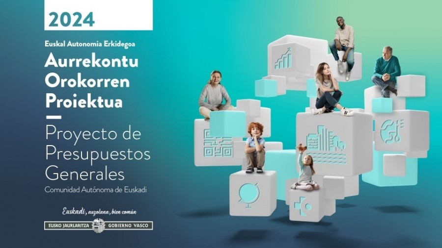 Euskadi contará en 2024 con un presupuesto de 15.025 millones de euros destinados a cuatro pilares: Personas, Planeta, Prosperidad y Autogobierno Euskadi contará en 2024 con un presupuesto de 15.025 millones de euros destinados a cuatro pilares: Personas, Planeta, Prosperidad y Autogobierno