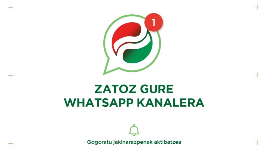 WhatsApp Kanala abiarazi du EAJ-PNVk, alderdikideekin eta gizartearekin berehalakotasunez kontaktatzeko molde berri eta zuzena 