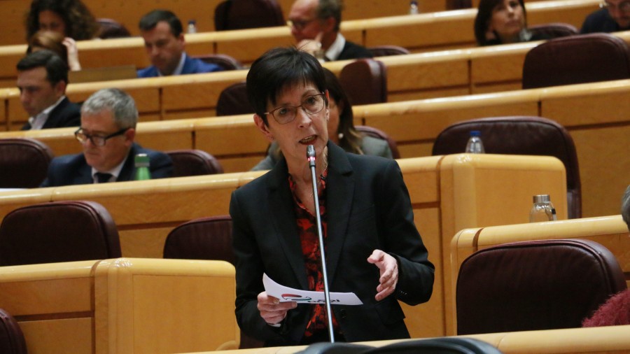 Estefanía Beltrán de Heredia pide a Planas que compense a arrantzales y armadores, así como a todos los operadores, por las pérdidas por la veda de pesca en el Golfo de Bizkaia