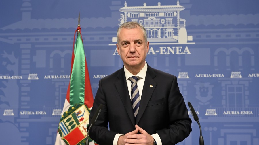 El Lehendakari Urkullu convoca las elecciones al Parlamento Vasco el 21 de abril
