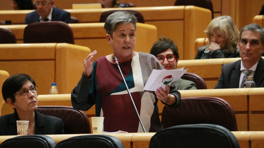 Nerea Ahedo evidencia al ministro Bustinduy que plantea en sus leyes ayudas a la crianza por hijo o hija menores que las que prometen para Euskadi en precampaña Nerea Ahedo evidencia al ministro Bustinduy que plantea en sus leyes ayudas a la crianza por hijo o hija menores que las que prometen para Euskadi en precampaña