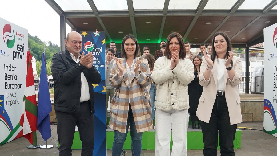 EAJ-PNV aboga por una Europa “próspera” que compita con China y EE.UU. para “crear riqueza y repartirla bien entre su ciudadanía” EAJ-PNV aboga por una Europa “próspera” que compita con China y EE.UU. para “crear riqueza y repartirla bien entre su ciudadanía”