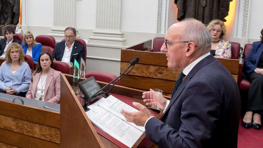 Ramiro González califica de “fructífero” el primer año de legislatura y apela al “diálogo y la colaboración” para consolidar Araba en los niveles de bienestar más avanzados de Europa Ramiro González califica de “fructífero” el primer año de legislatura y apela al “diálogo y la colaboración” para consolidar Araba en los niveles de bienestar más avanzados de Europa