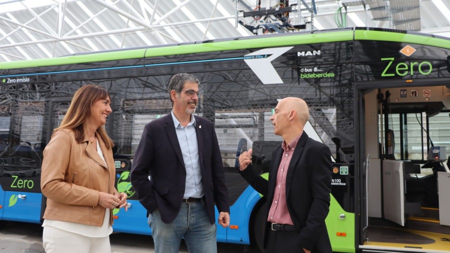 DBus presenta Bideberdea: hacia un futuro 100% eléctrico y sostenible DBus presenta Bideberdea: hacia un futuro 100% eléctrico y sostenible