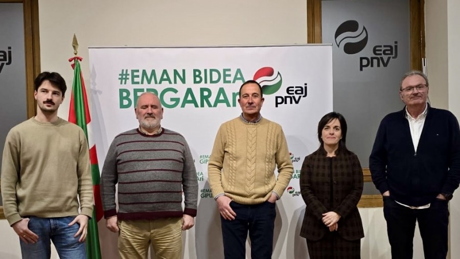 Personas, cuidados, vivienda, promoción económica y energía centrarán las propuestas presupuestarias de EAJ-PNV