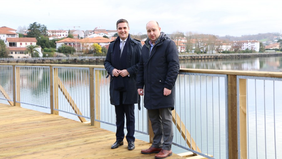 Mugaz gaindiko mugikortasun jasangarri bultzada Irungo Pierre Loti oinezkoentzako eta bizikletentzako ibilbide berriarekin Mugaz gaindiko mugikortasun jasangarri bultzada Irungo Pierre Loti oinezkoentzako eta bizikletentzako ibilbide berriarekin
