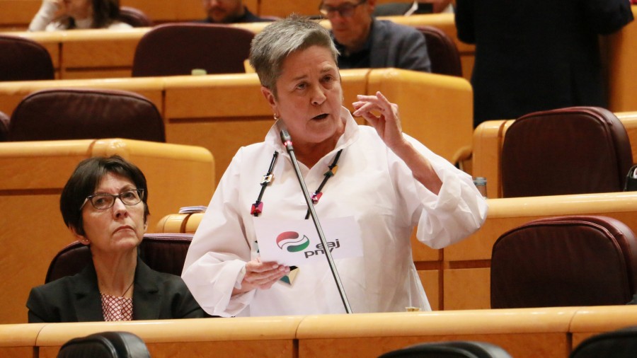Nerea Ahedo reprocha a la ministra Elma Saiz que “no puede alargar más el tiempo” para aprobar el reglamento del fondo de compensación de las víctimas del amianto Nerea Ahedo reprocha a la ministra Elma Saiz que “no puede alargar más el tiempo” para aprobar el reglamento del fondo de compensación de las víctimas del amianto